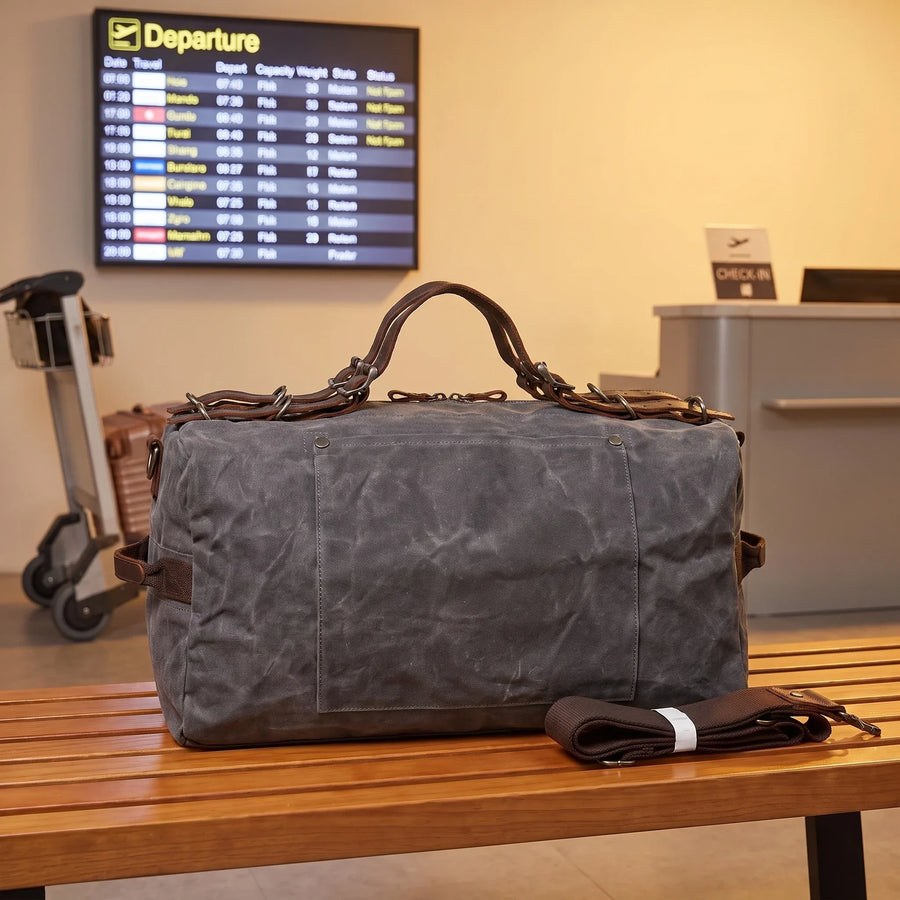 WAXED CANVAS DUFFEL