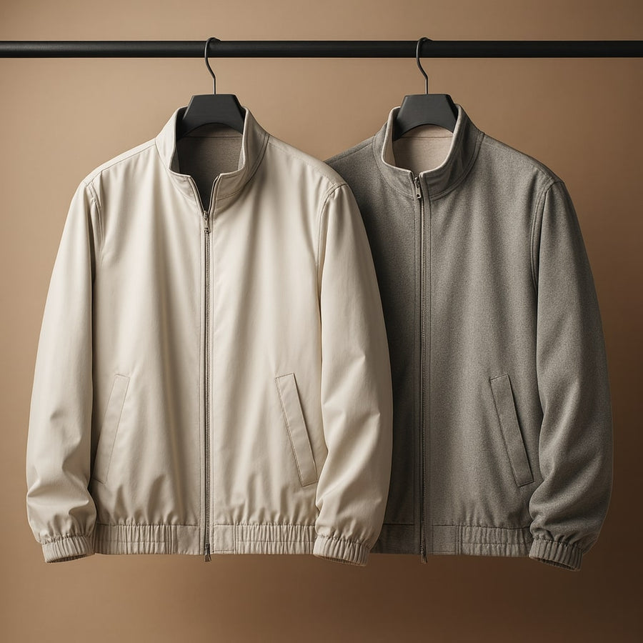 Jeremy | Reversible Jacket With Zip Fastening