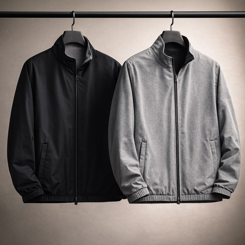Jeremy | Reversible Jacket With Zip Fastening