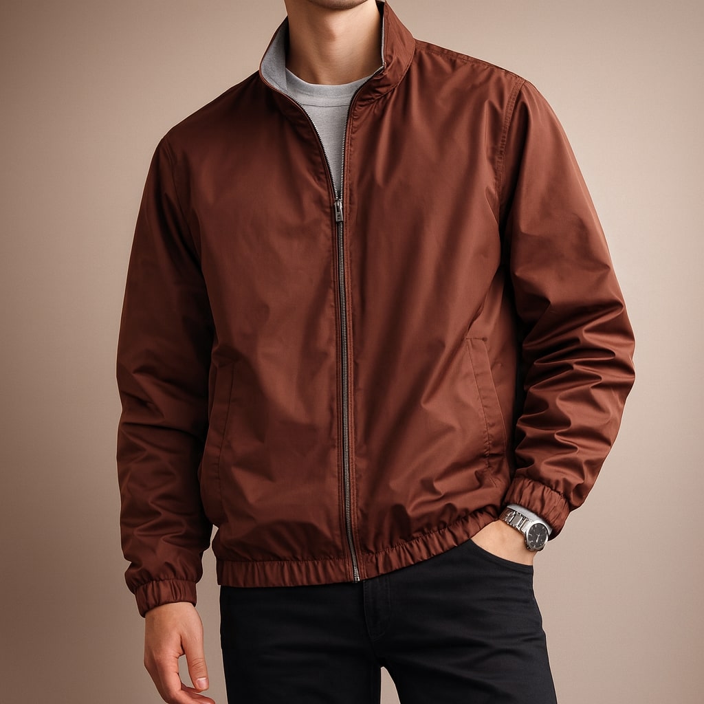 Jeremy | Reversible Jacket With Zip Fastening