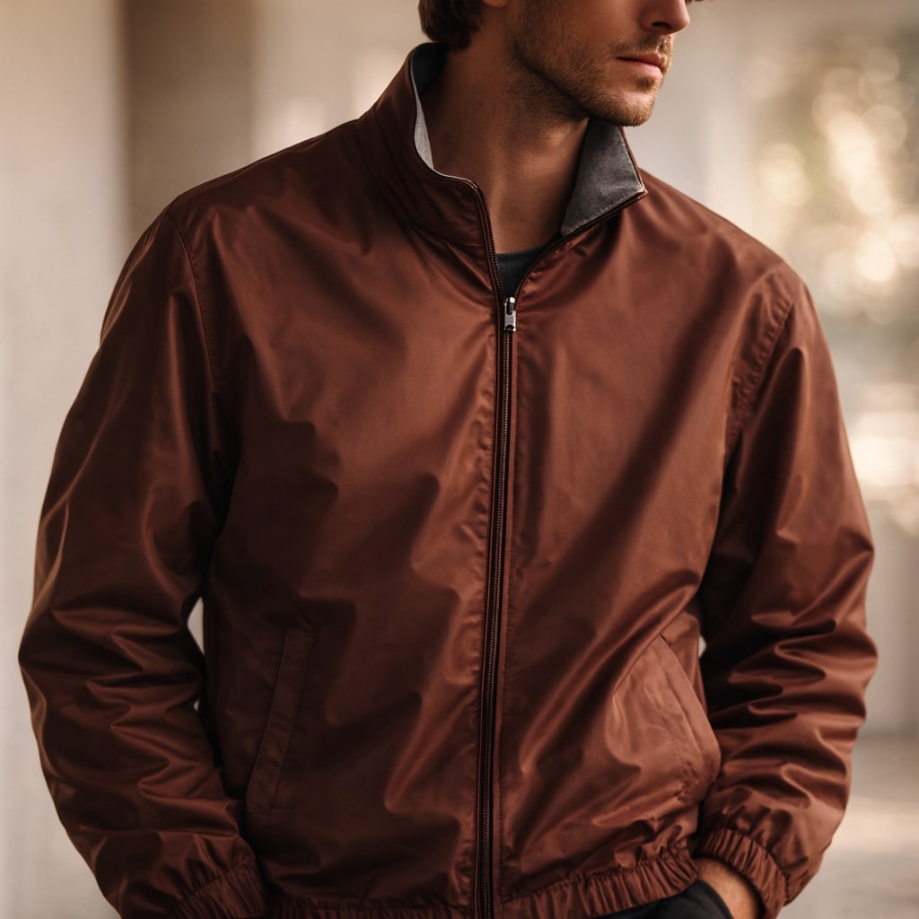 Jeremy | Reversible Jacket With Zip Fastening