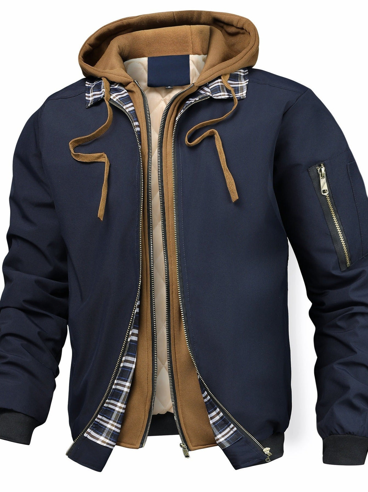 Tate | Men's Padded Bomber Jacket