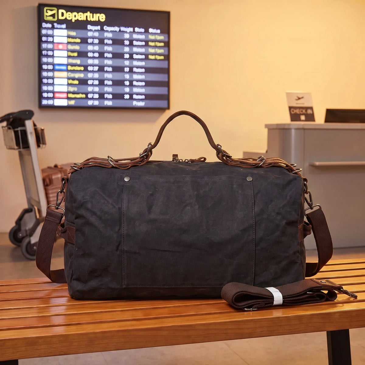 WAXED CANVAS DUFFEL