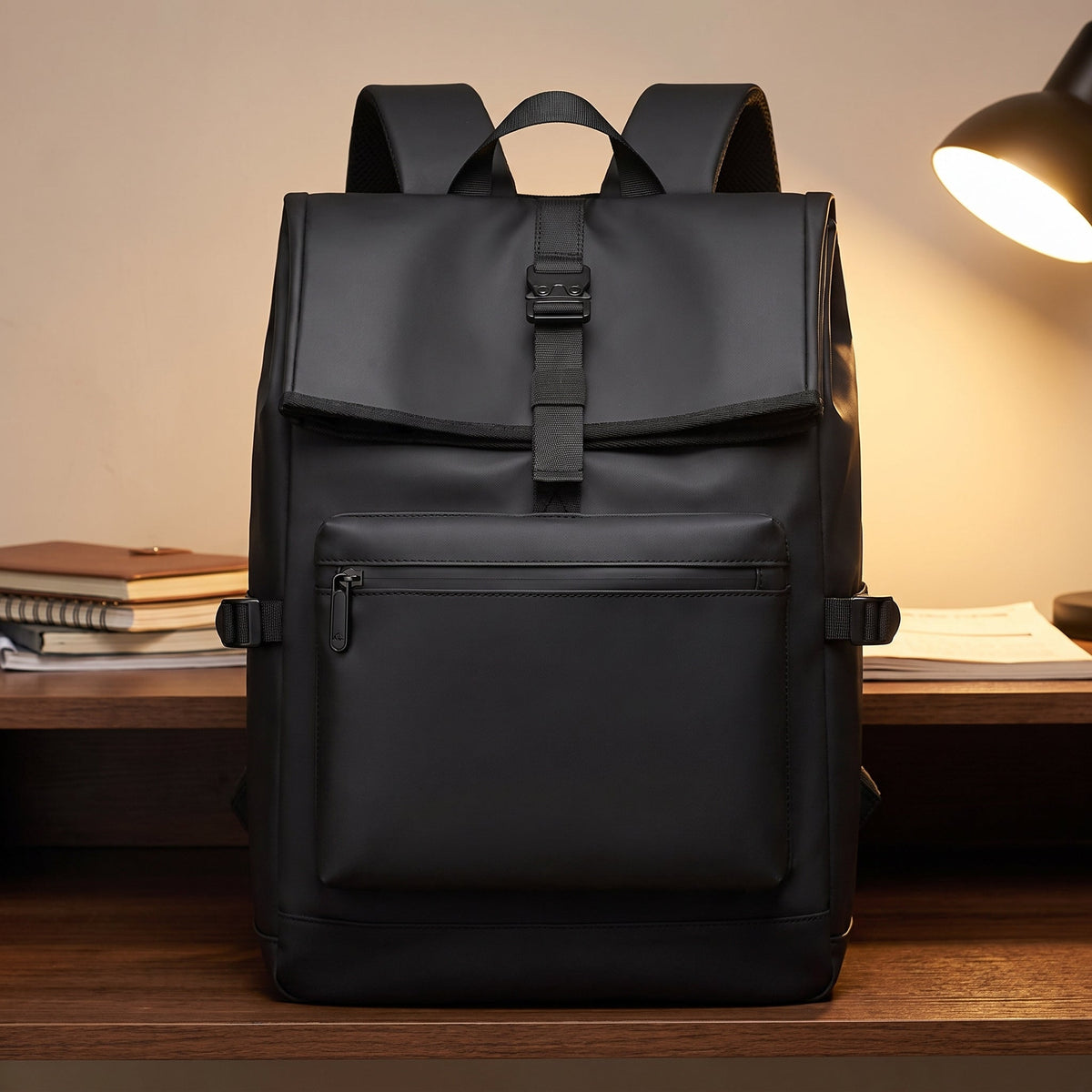 BUCKLE CLOSURE BACKPACK