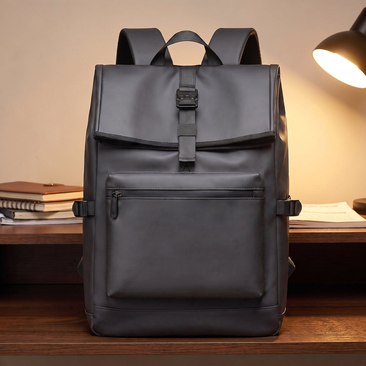 BUCKLE CLOSURE BACKPACK