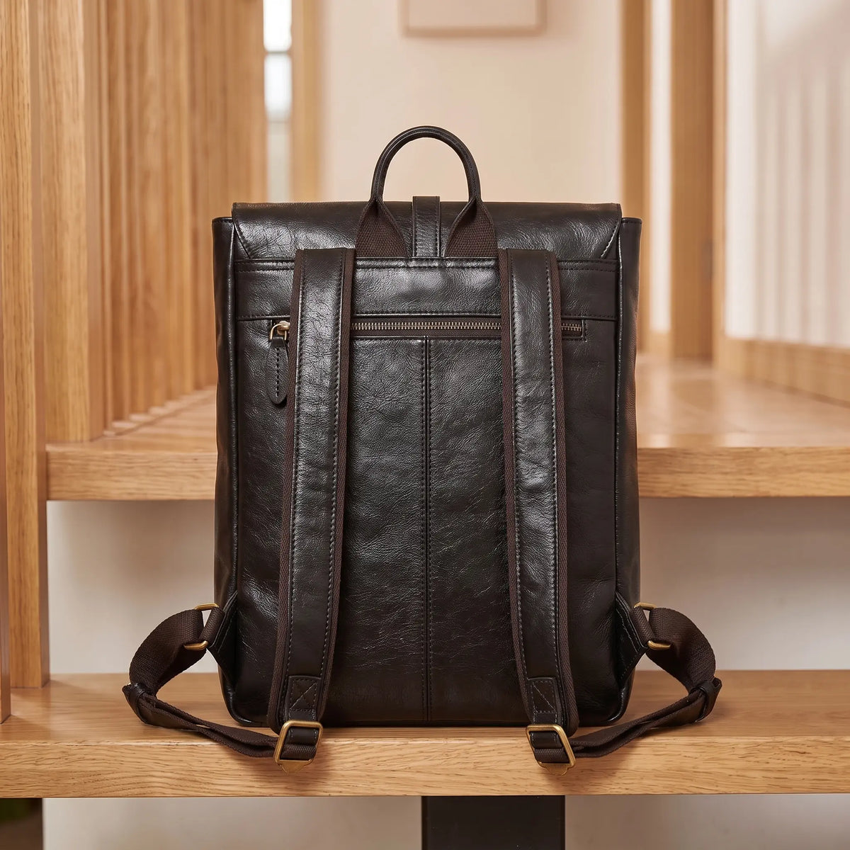 BUCKLE FLAP BACKPACK