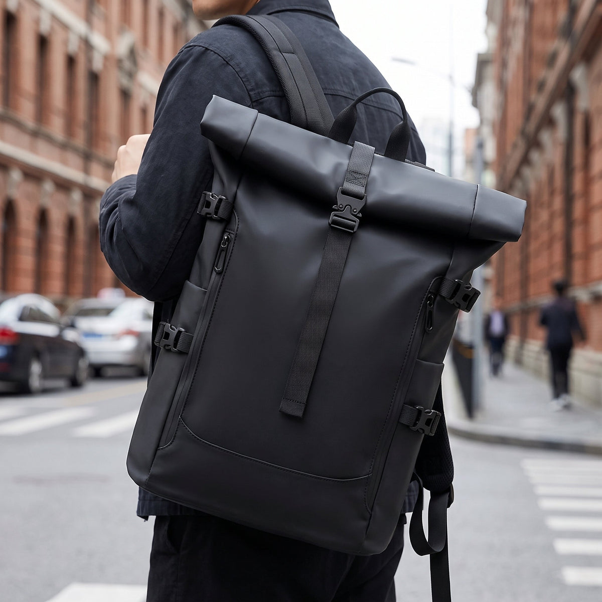 BUCKLE ROLL BACKPACK