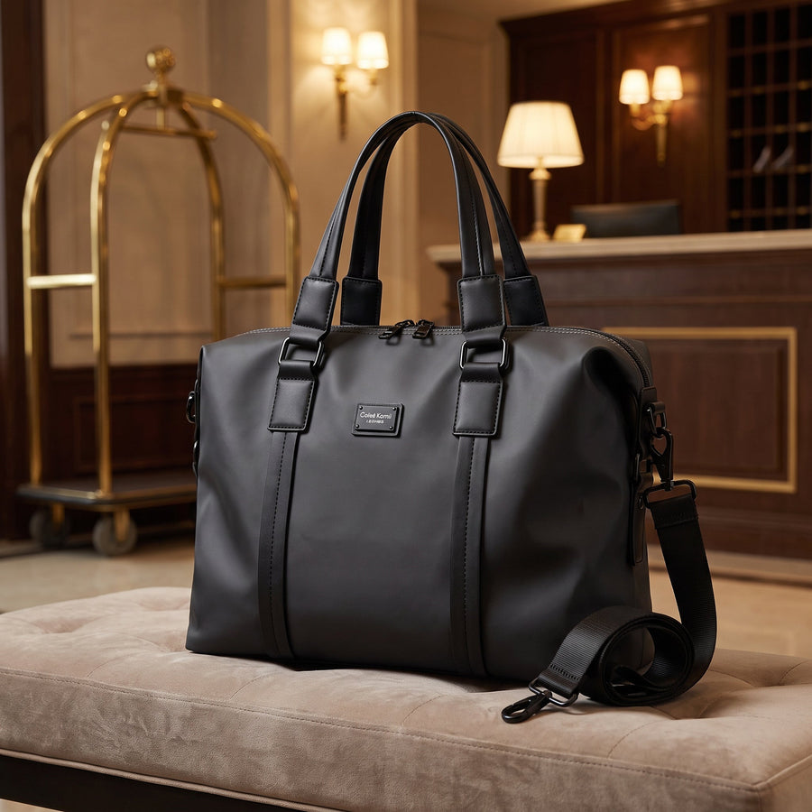 DUAL HANDLE TOTE BAG