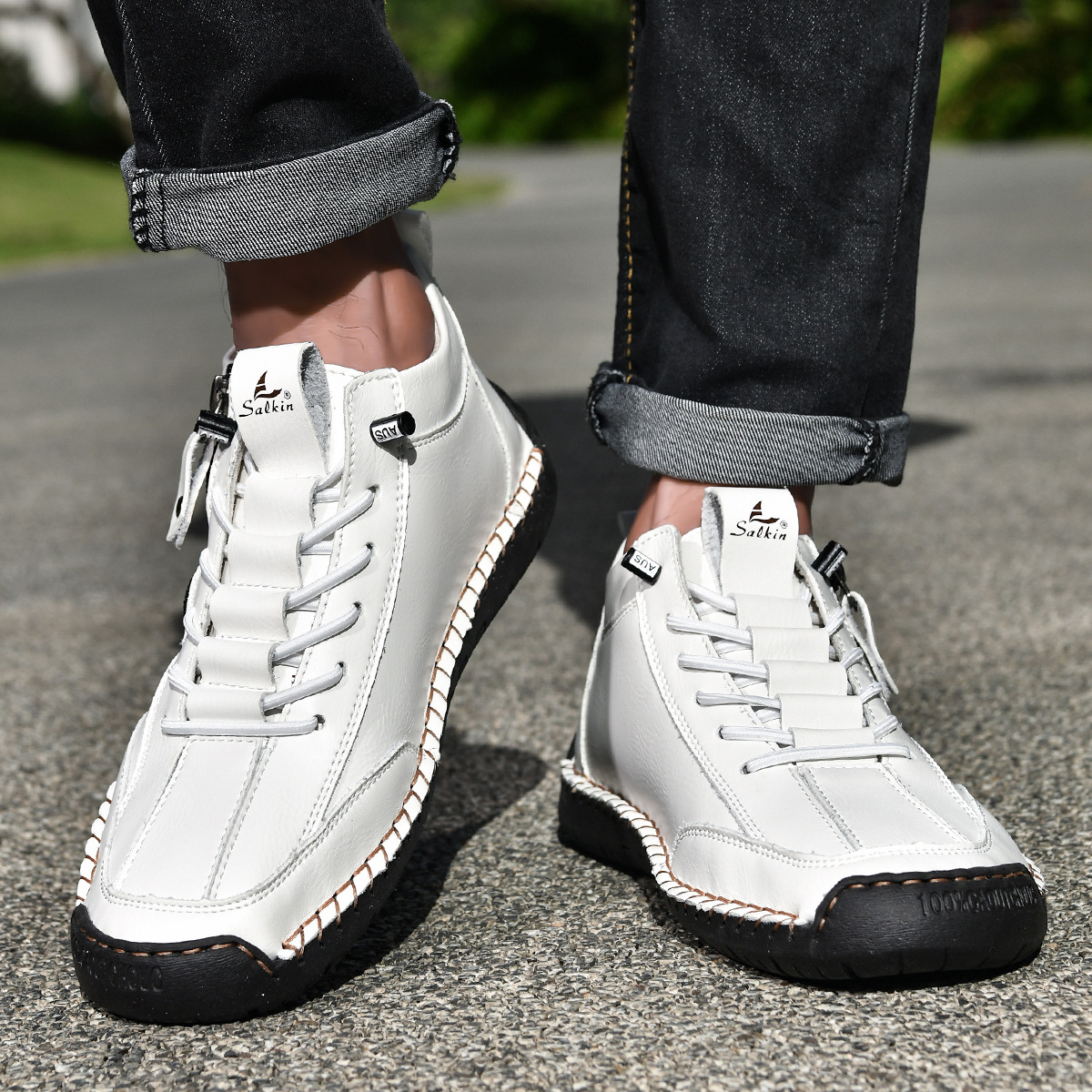 Christian | Men's Nubuck Shoes With Zip