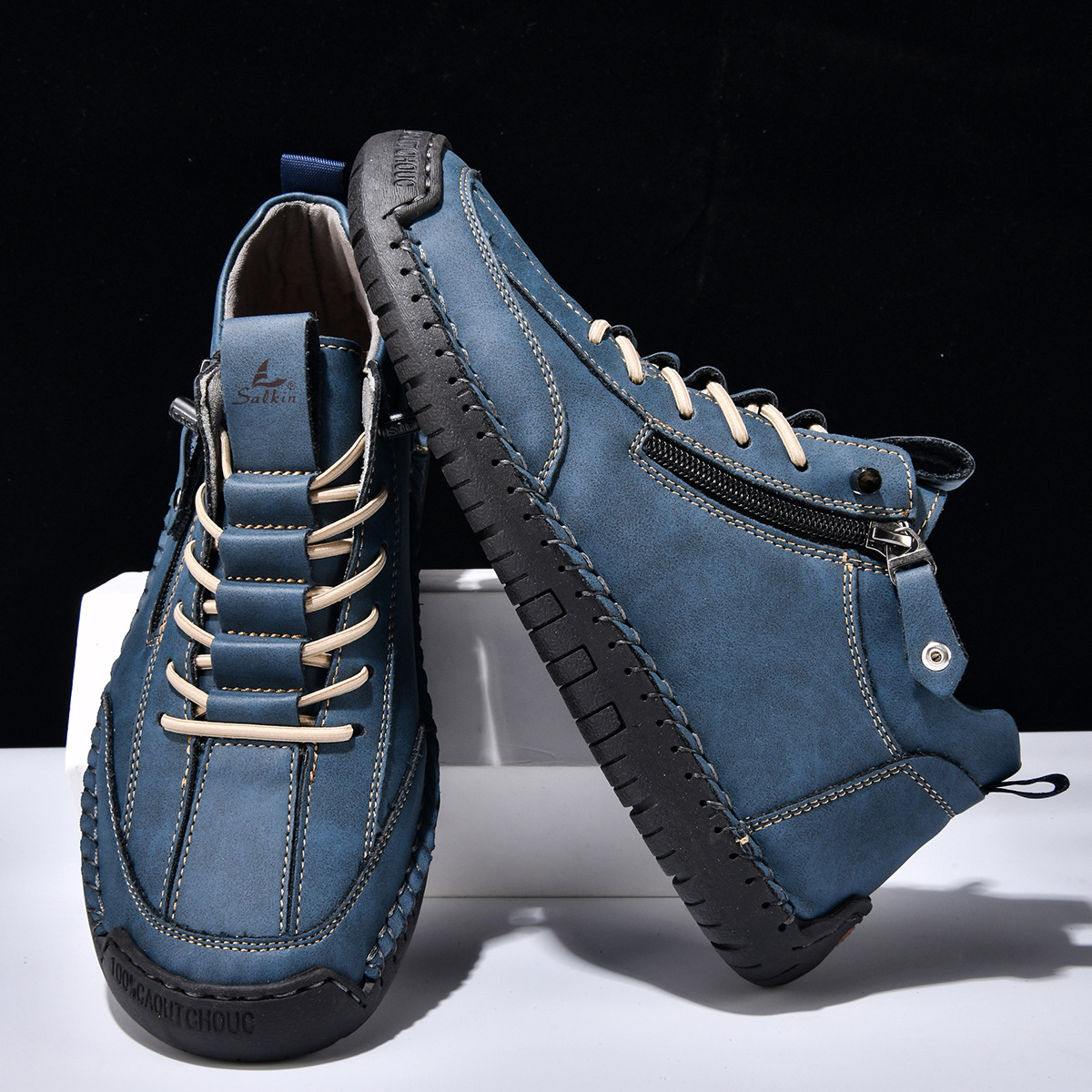 Christian | Men's Nubuck Shoes With Zip