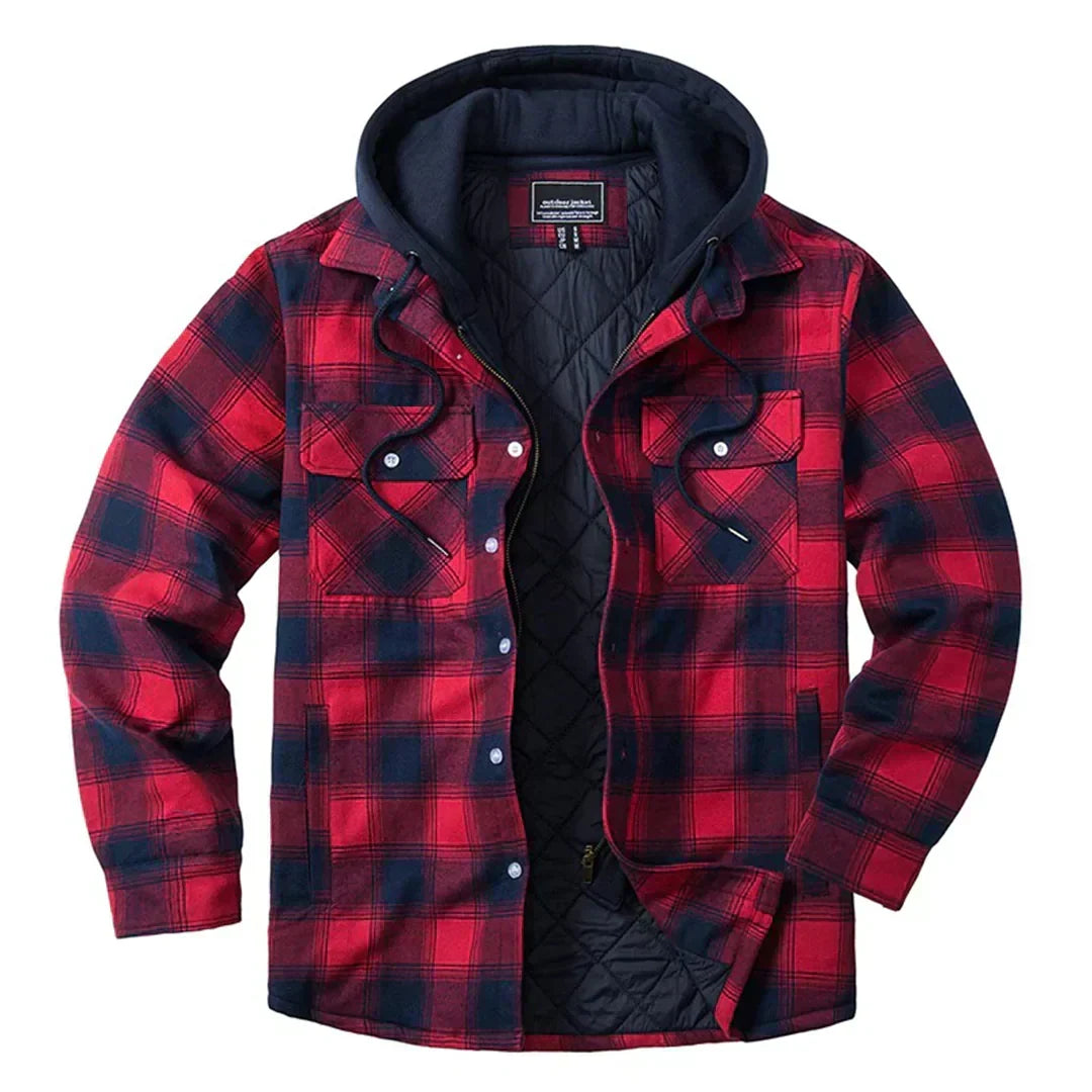 Joel | Checked Hooded Jacket