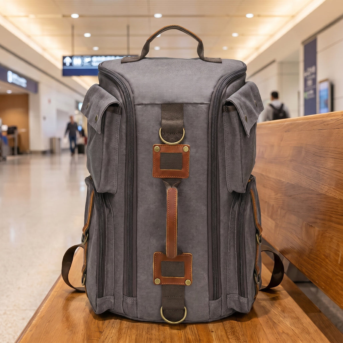 LARGE SPACE CANVAS BACKPACK