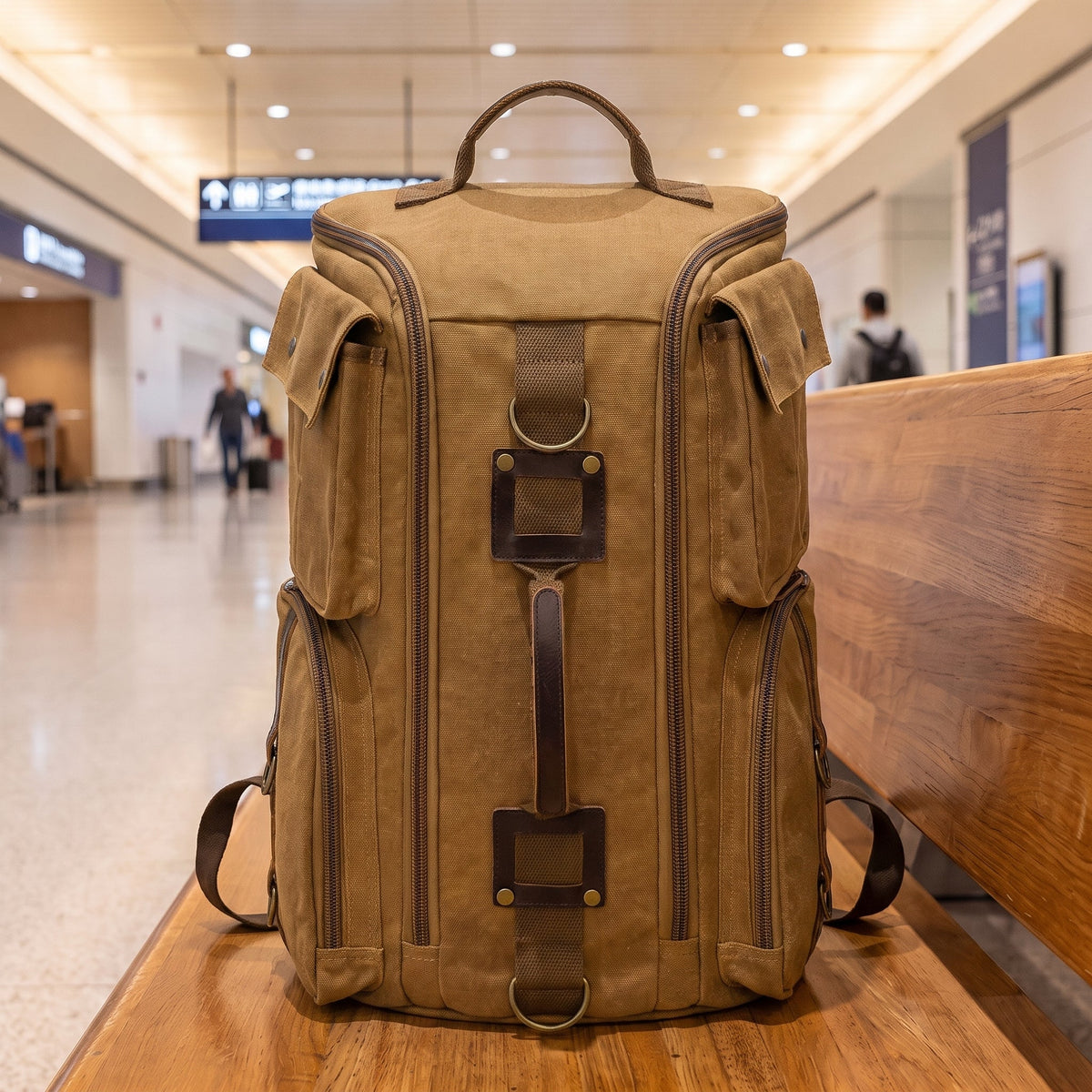 LARGE SPACE CANVAS BACKPACK