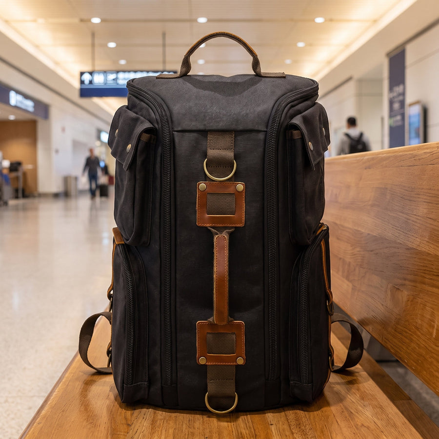 LARGE SPACE CANVAS BACKPACK
