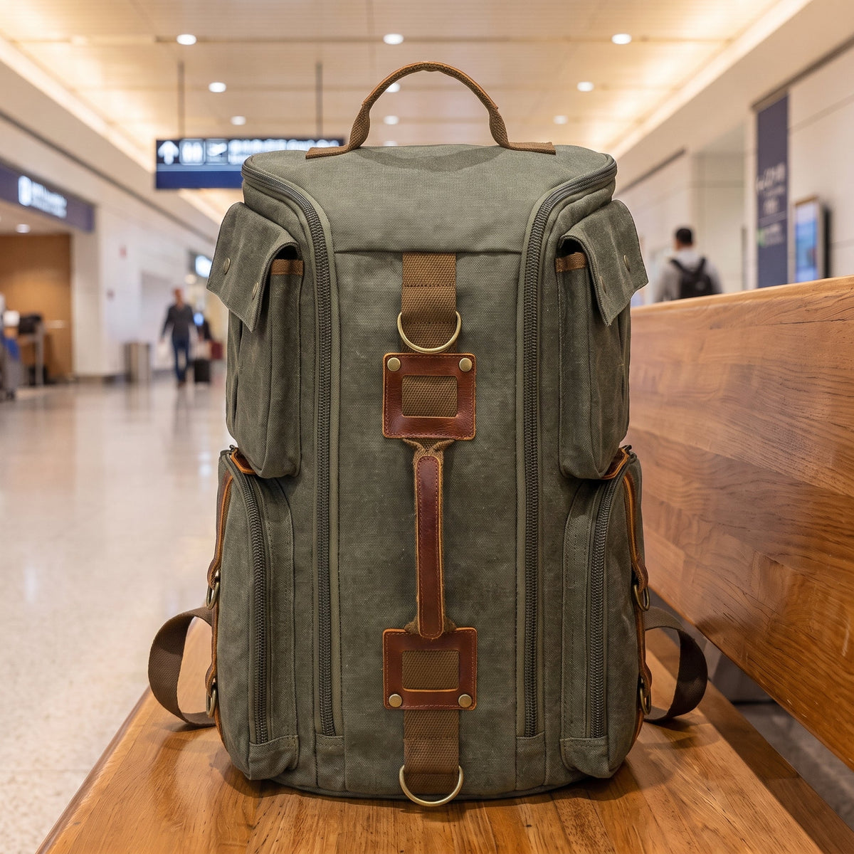 LARGE SPACE CANVAS BACKPACK