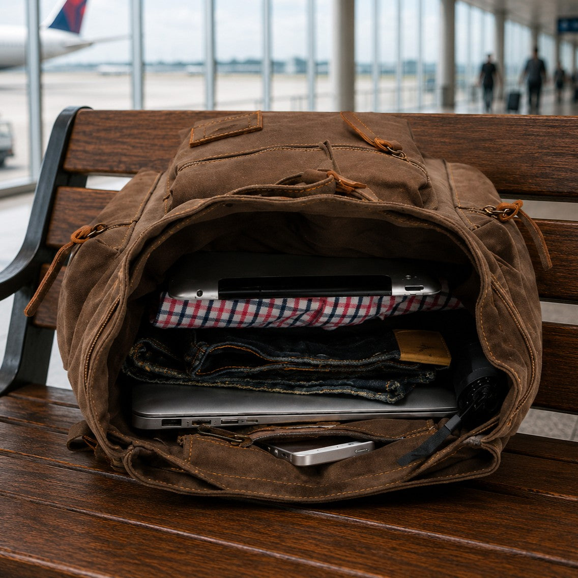 MULTI POCKET TRAVEL BACKPACK