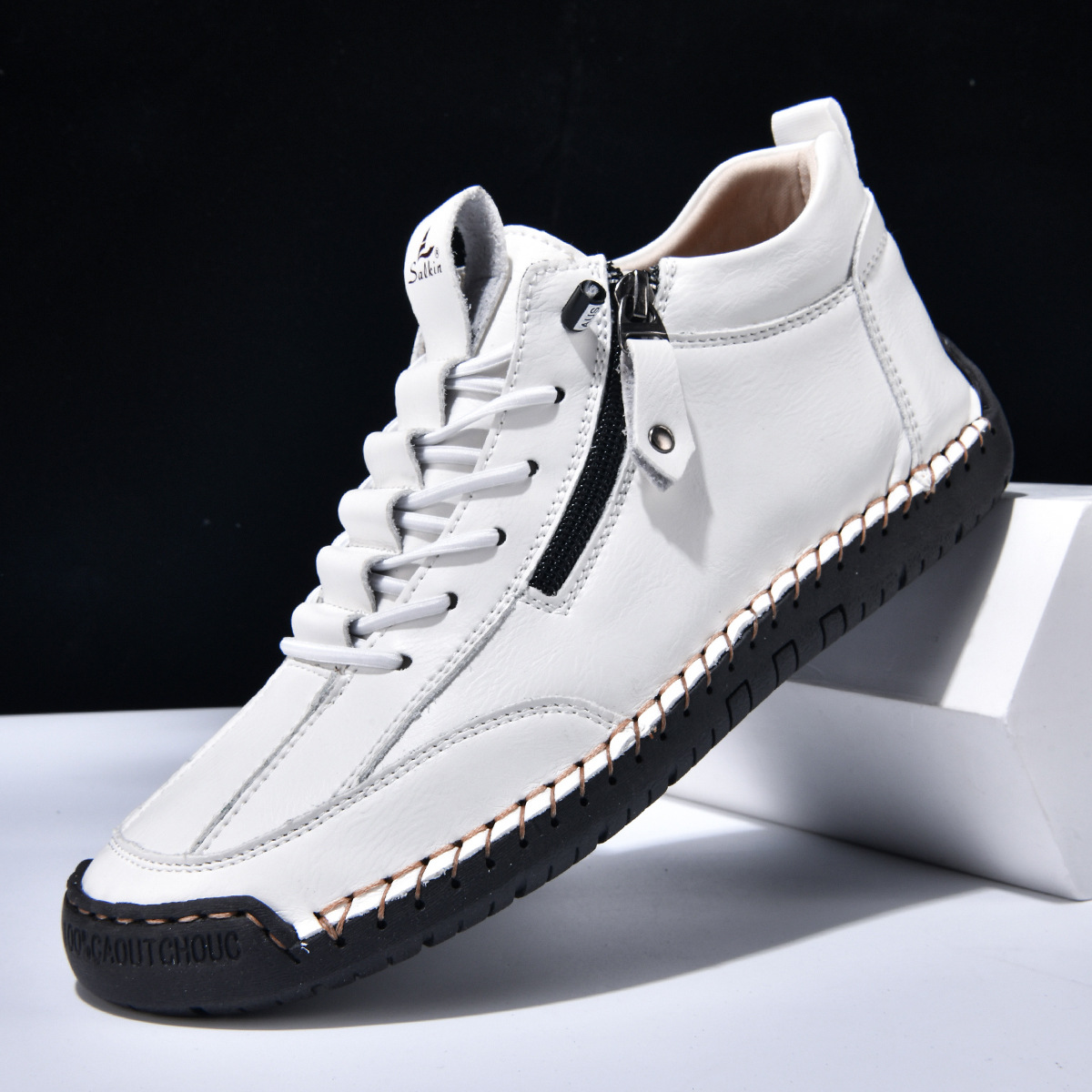 Christian | Men's Nubuck Shoes With Zip