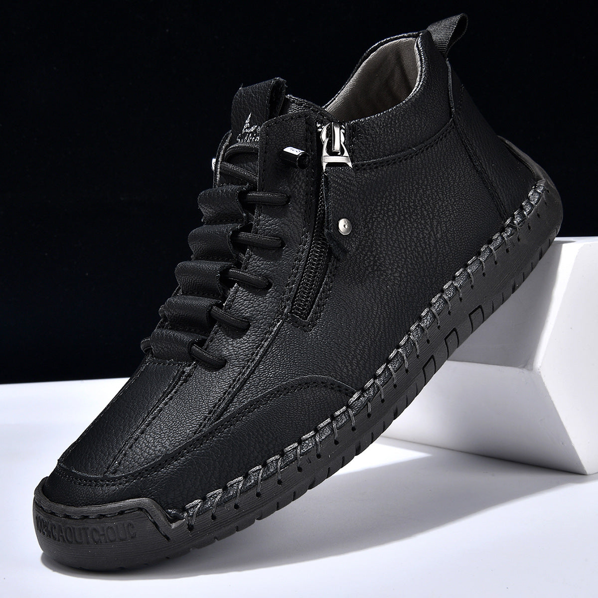 Christian | Men's Nubuck Shoes With Zip