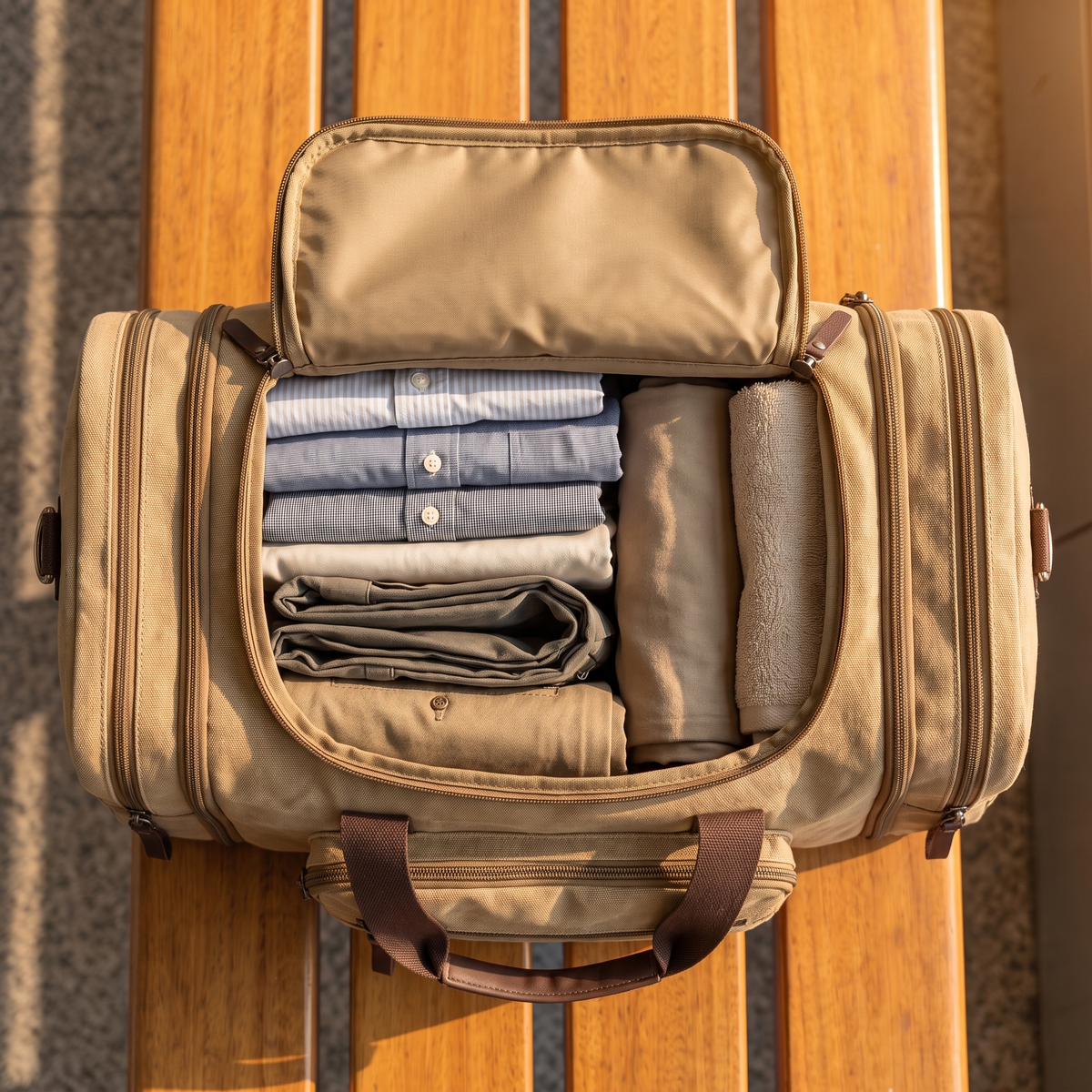 VOYAGE CANVAS DUFFLE