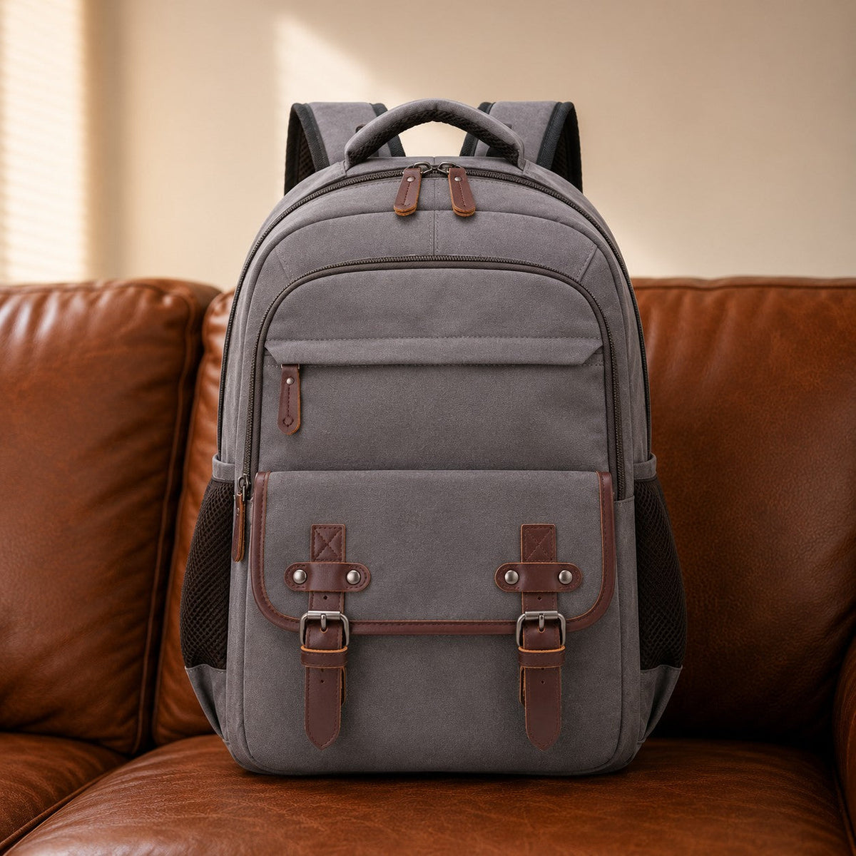 WASHED BUCKLE BACKPACK