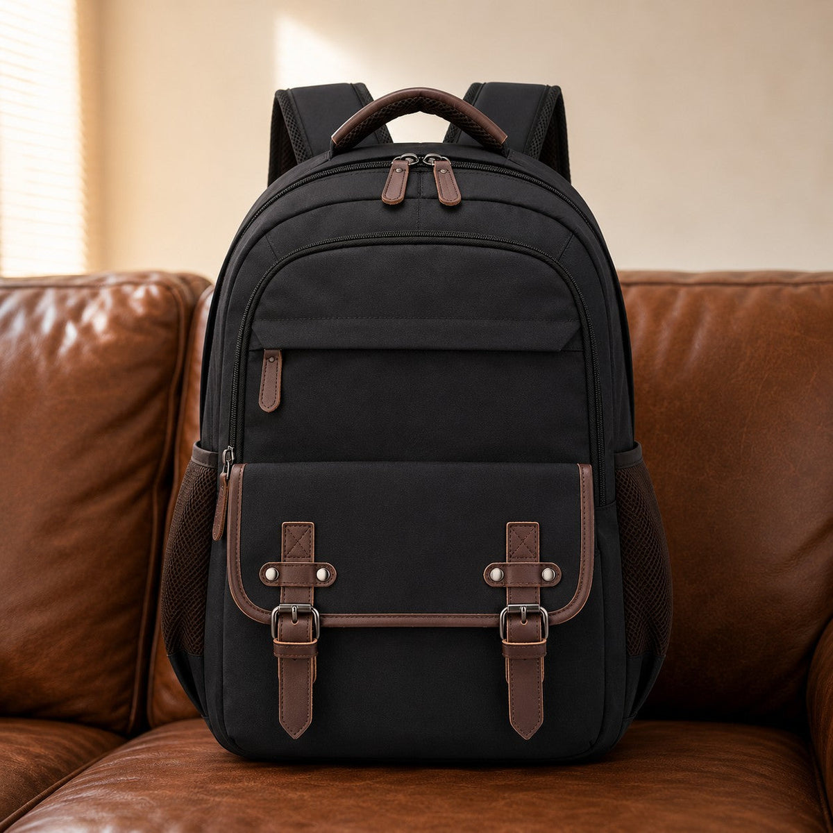 WASHED BUCKLE BACKPACK