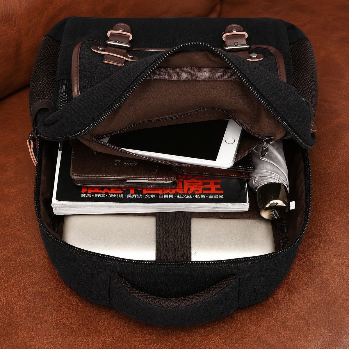 WASHED BUCKLE BACKPACK