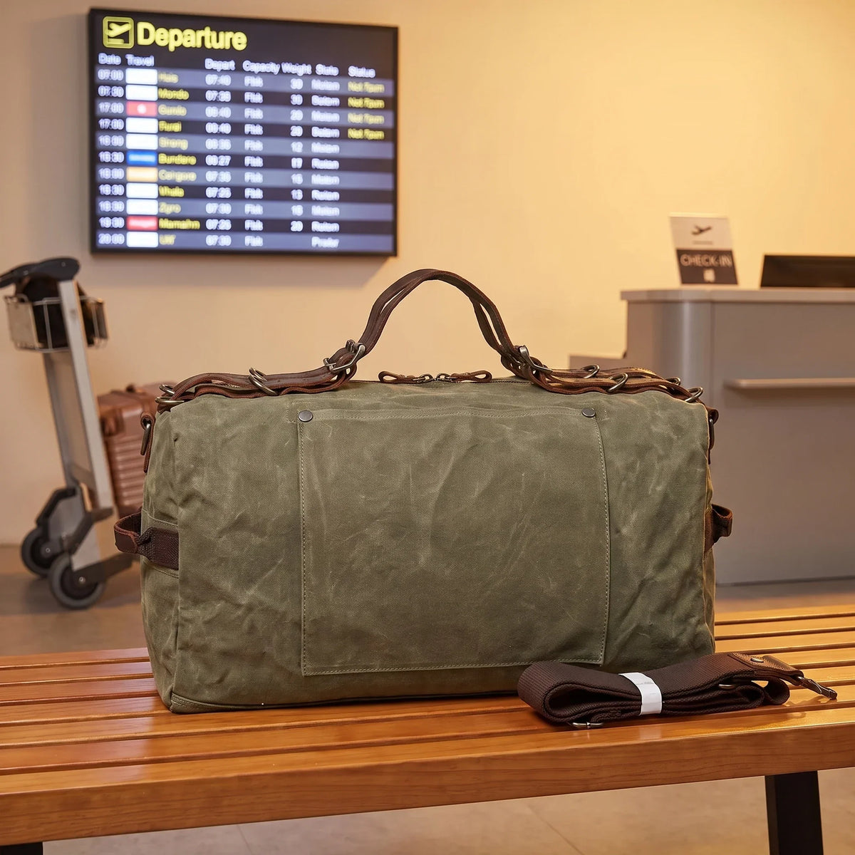 WAXED CANVAS DUFFEL