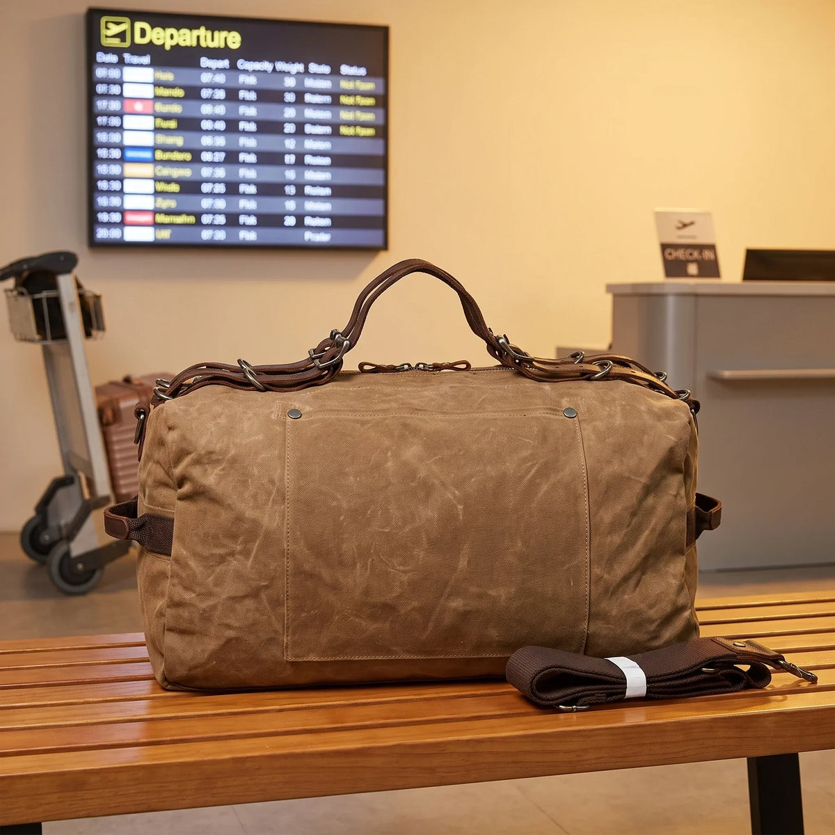 WAXED CANVAS DUFFEL