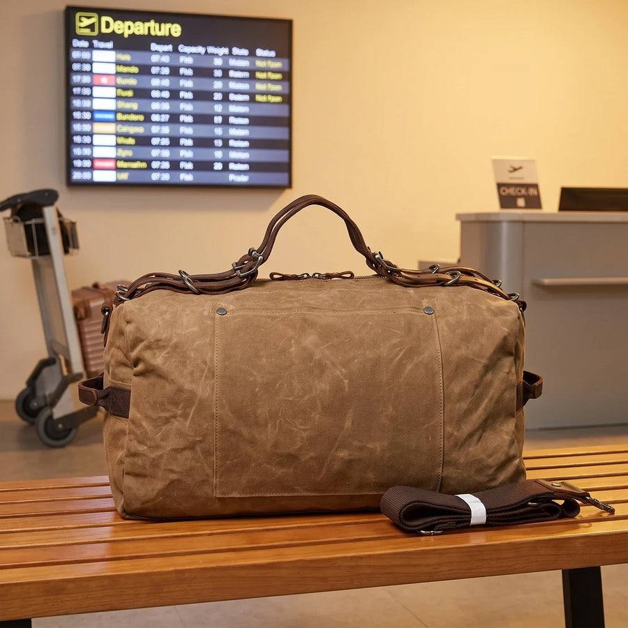 WAXED CANVAS DUFFEL