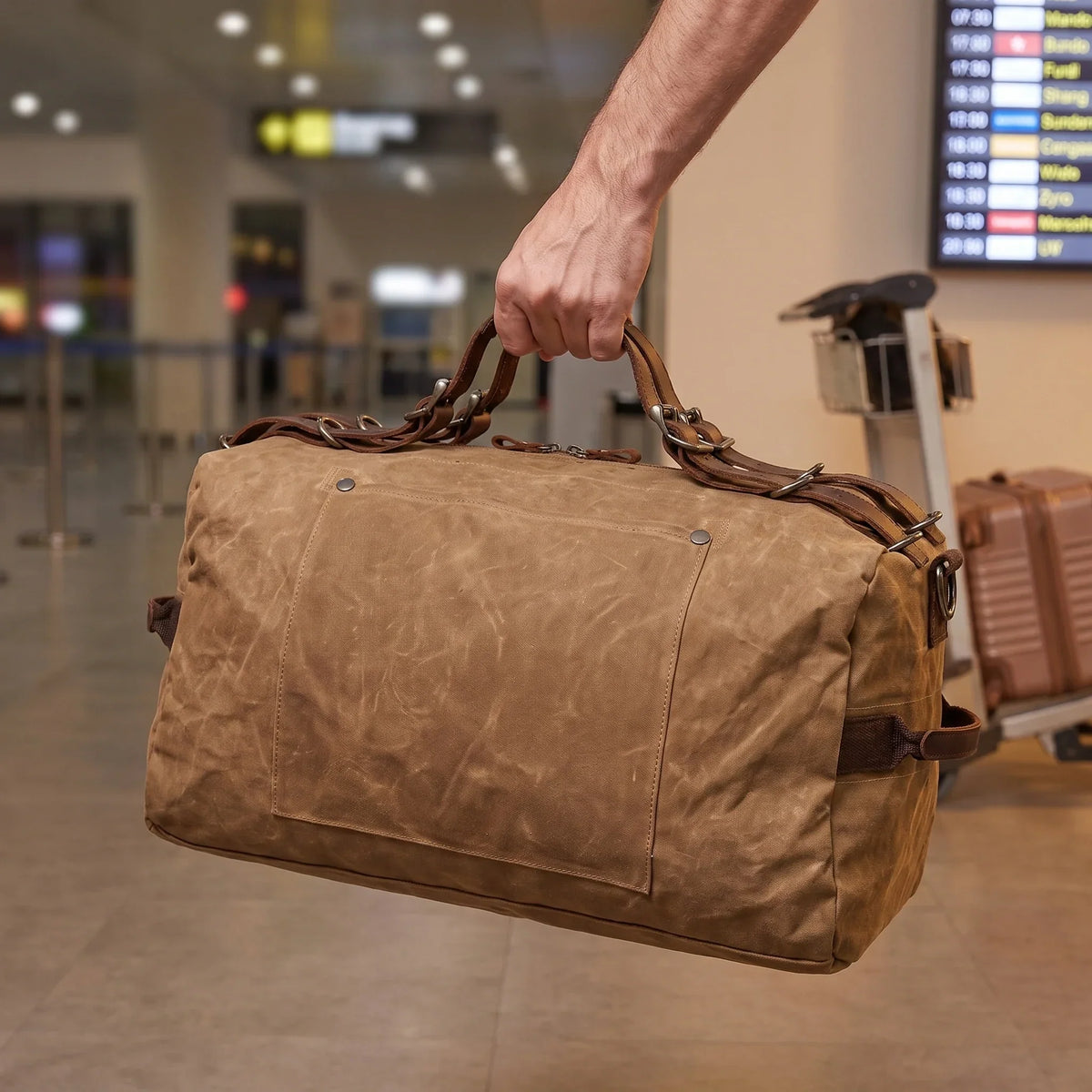 WAXED CANVAS DUFFEL